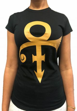 Prince Symbol Ladies Official T - Shirt Various Sizes O (,