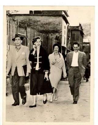 1950s Humphrey Bogart Lauren Bacall Ava Gardner Exquisite Vintage Photo M 169