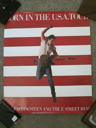 Bruce Springsteen Born In The Usa Tour Poster