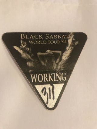 Backstage Pass - Black Sabbath - Vintage - World Tour 