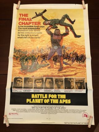 - Battle For The Planet Of The Apes - Movie Poster (1973)