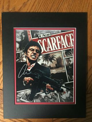 Al Pacino,  Tony Montana,  Scarface Autographed 8x10 Color Photo