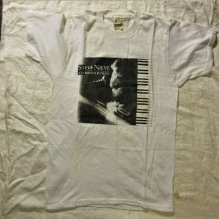 Steve Nieve (the Attractions) " Keyboard Jungle " 1983 Vintage Med.  Ex,  T - Shirt