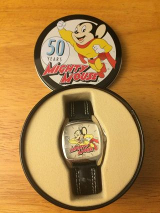 Mighty Mouse 50th Anniversary Watch In Tin