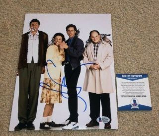 Jerry Seinfeld Signed 8x10 Photo Comedian Series Show Actor Larry David Bas