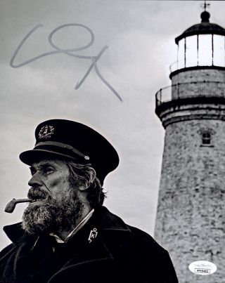 Willem Dafoe Signed The Lighthouse 8x10 Photo In Person Autograph Jsa