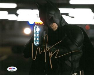 Christian Bale Signed Batman Authentic Autographed 8x10 Photo Psa/dna Af21493