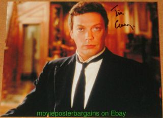Clue Starring Tim Curry Autographed Color Photo 8x10 Signed Autograph In Marker