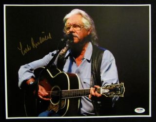 Arlo Guthrie Autographed Hand Signed 11x14 Photo Authentic Psa/dna