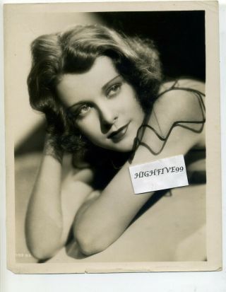 Frances Dee In " An American Tragedy " 1931 Vintage Publicity Portrait Photo