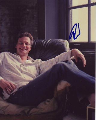 Colin Firth Signed Photo W/ Hologram