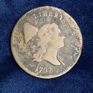 1797 C - 1 Half Cent 1/2c 1 Above 1