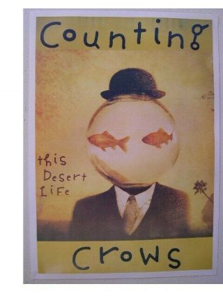 The Counting Crows Poster Crowes Commercial Desert Life