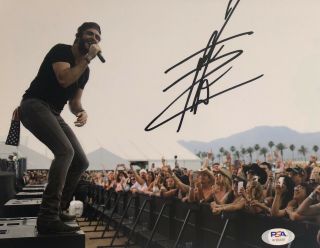 Thomas Rhett Signed Autographed 8x10 Photo Country Die A Happy Man Psa/dna