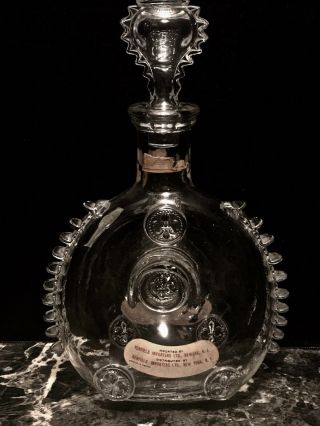Vintage Baccarat Remy Martin Louis Xiii Cognac Crystal Decanter Bottle 1952 - 53