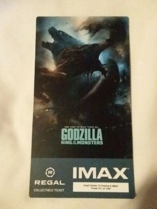 Godzilla King Of The Monsters (18) Max Collectible Tickets Out Of 1000