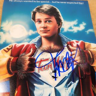 Michael J Fox Signed Autographed 