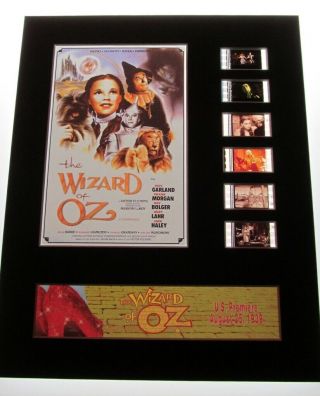 The Wizard Of Oz Judy Garland 1939 35mm Movie Film Cell Display 8x10 Musical