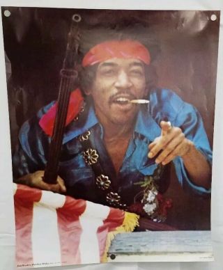 Vintage,  1971 Jimi Hendrix " Rainbow Bridge " Poster