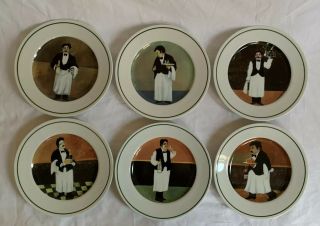 Set Of 6 Williams - Sonoma Sommelier By Guy Buffet Salad Plates Made In Japan
