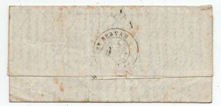 1870 FRANCE BALLON MONTE COVER TO SAINT - SERVAN,  ARRIVAL CANCEL,  RARE 2
