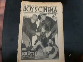 Son Of Tarzan (e.  R.  B) & A Trip To The Moon (j.  Verne) Boys Cinema Uk 5/7/1921