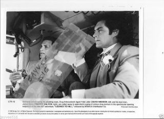 Timothy Dalton - James Bond Licence To Kill 5 1989 Bw Orig Vintage Still Photo
