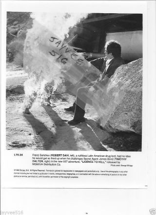 Timothy Dalton - James Bond Licence To Kill 16 1989 Bw Orig Vintage Still Photo