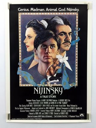 Nijinsky Mini Movie Poster (vf) 1980 One Sheet Art Richard Amsel 3510