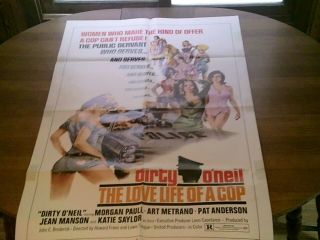 1974 27 X 41 One Sheet Movie Poster " Dirty O 