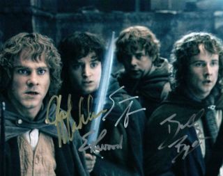 Elijah Wood,  3 Lord Of The Rings Cast 8x10 Signed Photo Autographed Picture,