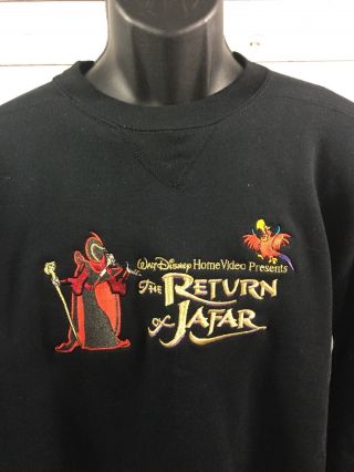 Disney ' s ALADDIN and the Return of Jafar PROMOTIONAL Movie Sweatshirt Size XL 2