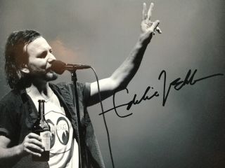 Eddie Vedder (pearl Jam) Hand Signed Autographed 8 X 10 Photo W/coa