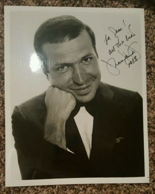 Frank Sinatra Jr Hand Signed B&w Photo.  Autograph Signature 1983 Deceased