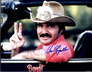 Burt Reynolds Bandit Autographed Signed 11x14 Photo Picture Pic,
