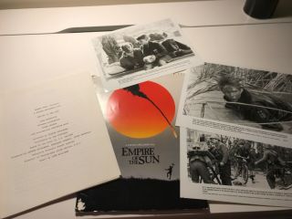 Empire Of The Sun Movie Press Kit,  Spielberg,  Christian Bale,  John Malkovich
