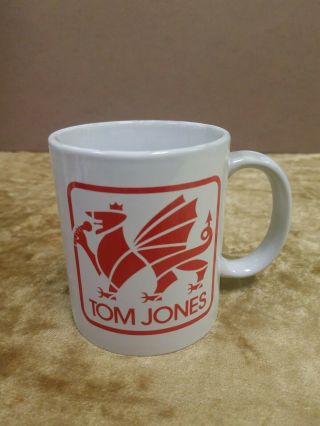 Tom Jones 4 " Mug Memorabilia Red Singing Dragon