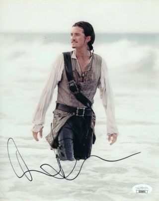 Orlando Bloom Signed Autographed 8x10 Photo Pirates Of The Caribbean Jsa Gg06091