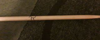 Foo Fighters Taylor Hawkins Signed Drumstick Proof
