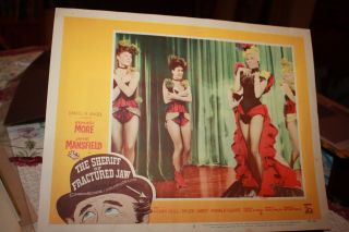 Movie Lobby Card 1959 Sheriff Of Fractured Jaw 5 Jayne Mansfield