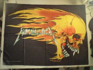 Vintage Metallica 2000 Textile Poster Flag