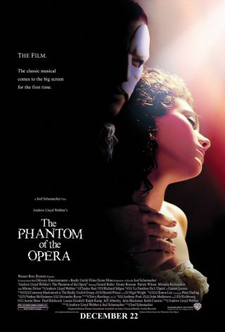 The Phantom Of The Opera Movie Poster 1 Sided 27x40 Emmy Rossum