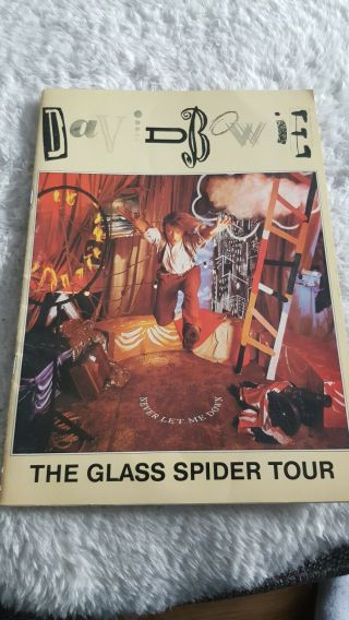 VINTAGE DAVID BOWIE THE GLASS SPIDER TOUR PROGRAMME WEMBLEY MANCHESTER ETC 1987 2