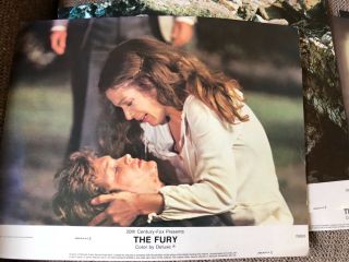 The Fury - 8 Lobby Cards - Complete Set - Great Shape