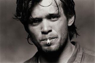 Glossy Photo Picture 8x10 John Mellencamp With Cigarette In Mouth