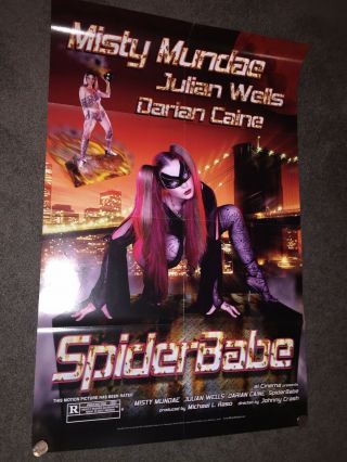 Misty Mundae Spiderbabe Movie Poster 22 X 33 Folded