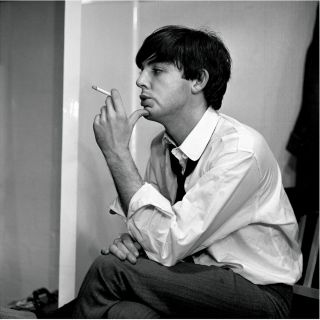 Paul Mccartney Thoughtful With Cigarette In Hand 8x10 Picture Celebrity Print