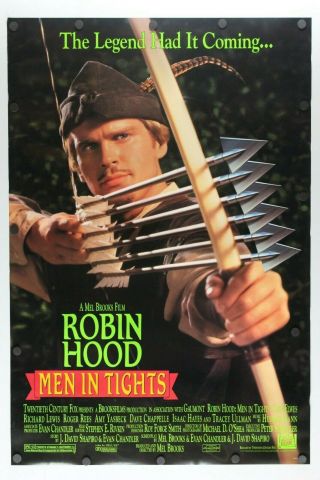 Robin Hood Men In Tights 1993 Double Sided Movie Poster 27 " X 40 "