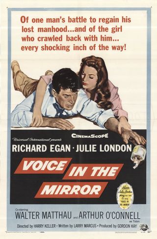 Voice In The Mirror 1958 27x41 Orig Movie Poster Fff - 45045 Fine,  Very Fine
