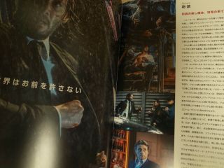 John Wick Chapter 3 Parabellum Movie Program Book Japan Japanese 2